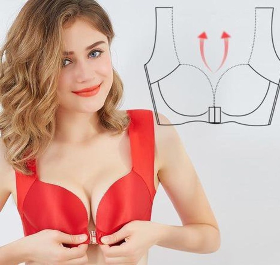 Accessories zolucky | Front Closure Seamless Wireless Bras