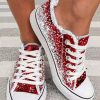 Shoes zolucky | Casual Imitation Sequins Printed Ombre Fringe Canvas Shoes As Picture