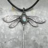 Accessories zolucky | Vintage Dragonfly Moonstone Necklace As Picture