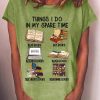 Topshot zolucky | Women'S Funny Book Lover Things I Do In My Spare Time Casual Crew Neck T-Shirt