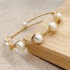 Accessories zolucky | Elegant Freshwater Pearl 14K Gold Filled Wire Wound Adjustable Bracelet As Picture