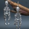 Accessories zolucky | Halloween Retro Punk Skeleton Skull Earrings