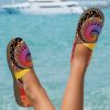 Shoes zolucky | Comfortable Soft Sole Ethnic Style Colorful Print Flat Shoes As Picture