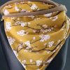 Accessories zolucky | Floral-Print Casual Scarf Yellow