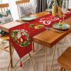 Accessories zolucky | Christmas Cartoon Printed Letter Graphic Tablecloth