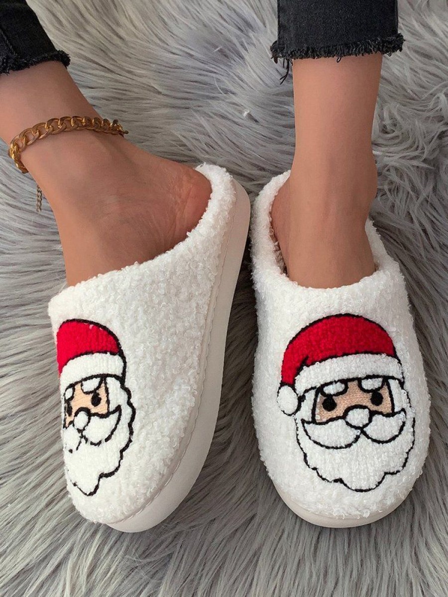 Shoes zolucky | Casual Christmas Fleece Autumn Fluffy Slippers