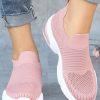 Shoes zolucky | Women Breathable Mesh Fabric Slip On Sneakers