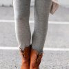 Bottoms zolucky | Thick Warm Leggings Casual Cotton Leggings