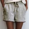 Bottoms zolucky | Zolucky Summer Shorts Drawstring Pockets Casual Shorts