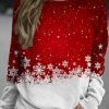 Topshot zolucky | Christmas Crew Neck Casual Loosen Sweatshirt