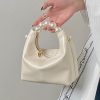 Accessories zolucky | Elegant Imitation Pearl Handbag Thin Chain Strap Crossbody Bag