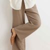 Bottoms zolucky | Polyester Cotton Plain Casual Casual Pants Khaki