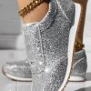 Shoes zolucky | Glitter All Season Pu Sports Casual Shoes