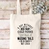 Accessories zolucky | A Dog Without Dog Hair Animal Text Letter Casual Shopping Tote Bag