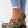 Shoes zolucky | Vintage Floral Mules Clog Shoes