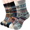 Accessories zolucky | Bohemian Ethnic Wool/Knitting Daily Casual Ankle Socks