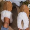 Shoes zolucky | Casual Household Fluffy Toe-Covered Slippers