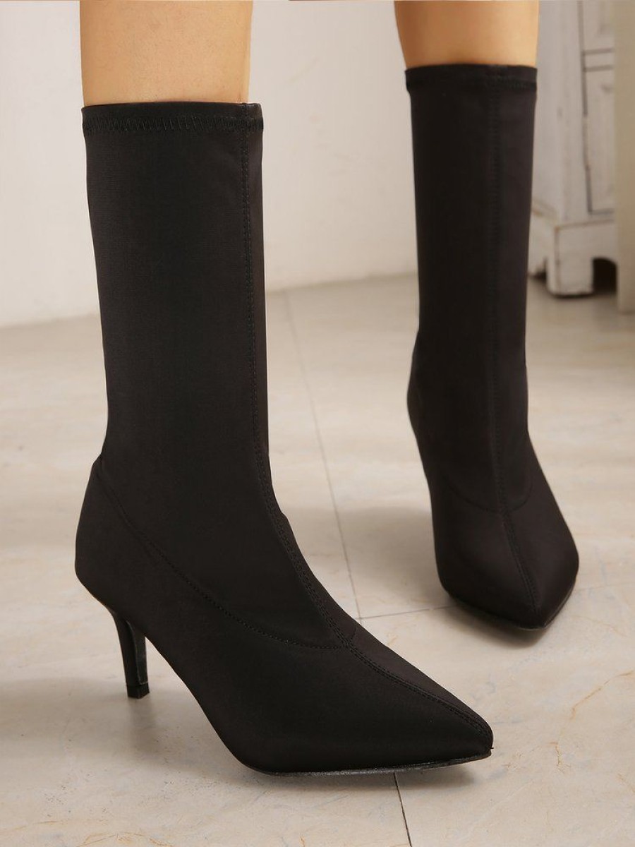 Shoes zolucky | Urban High Stretch Stiletto Stiletto Boots