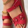 Shoes zolucky | Pu Wedge Heel Casual Summer Sandal