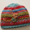 Accessories zolucky | Women Casual Floral Knitted Hats Red