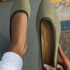 Shoes zolucky | Casual Color Block Comfy Insole Slip On Shallow Shoes