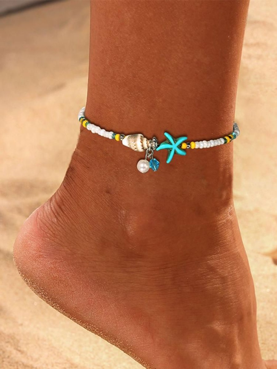 Accessories zolucky | Alloy Anklet Blue