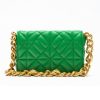 Accessories zolucky | Geometric Quilted Chain Magnetic Underarm Bag