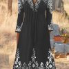 Dresses zolucky | Loose Vintage Dress Black