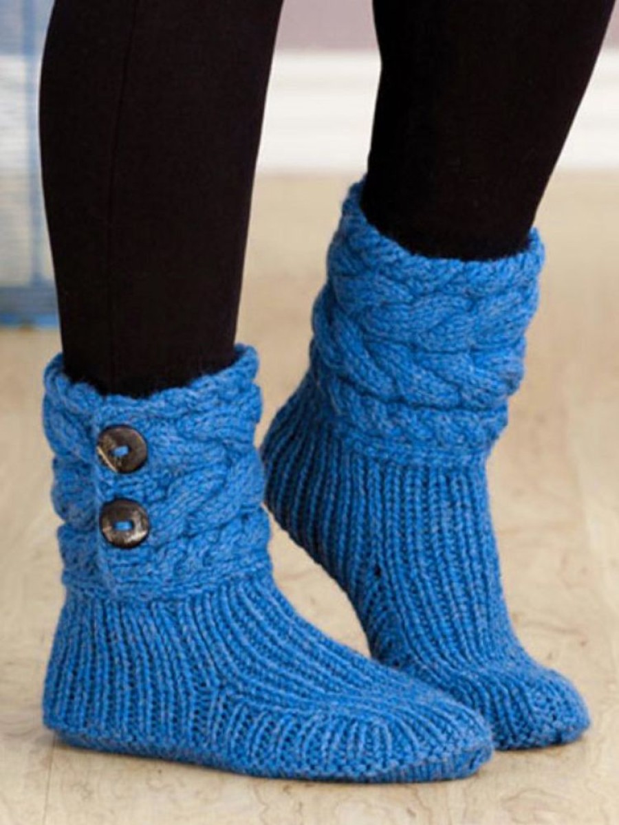 Accessories zolucky | Winter Warm Breathable Socks Blue