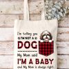 Accessories zolucky | I Am Not A Dog Animal Graphic Casual Shopping Tote Bag