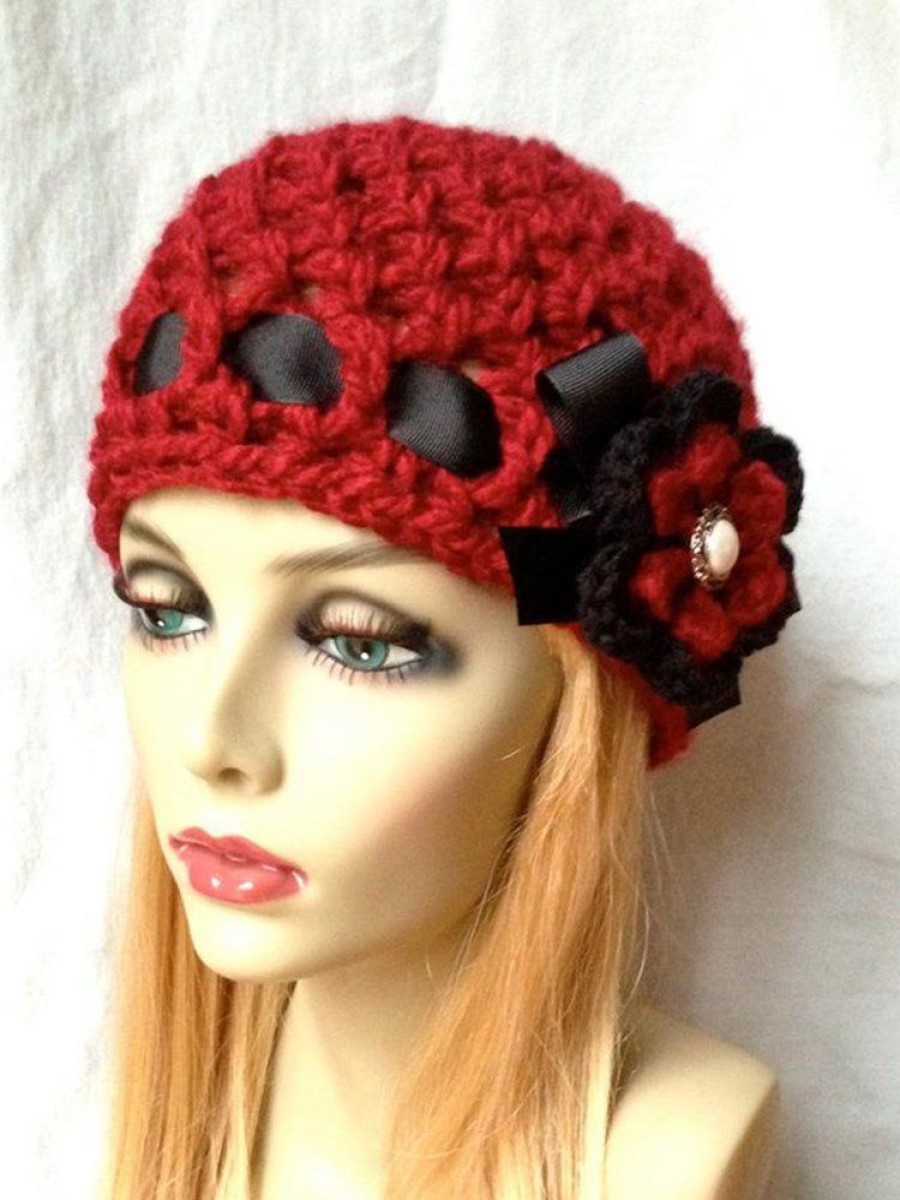 Accessories zolucky | Flower Hat Red