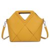 Accessories zolucky | Minimalist Woven Handbag Commuting Tote Bag With Cross-Body Strap