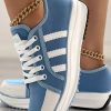 Shoes zolucky | All Season Pu Casual Skate Shoes Blue