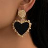 Accessories zolucky | Valentine'S Day Heart Drop Earrings