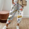 Bottoms zolucky | Printing Floral Casual Pants Multicolor