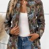 Outerwearshot zolucky | Others Jacquard Casual Loose Jacket Multicolor