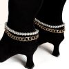 Accessories zolucky | Single Imitation Pearl Double Layer Chain Boot Decoration Shoe Accessory