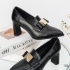 Shoes zolucky | Women Minimalist Bowknot Commuting Chunky Heel Loafers Black