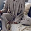 Bottoms zolucky | Women Casual Plain Long Sleeve Jumpsuits