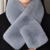 Accessories zolucky | Imitation Rabbit Fur Scarf Autumn And Winter Fur Scarf Student Plush Scarf Winter Women'S Pullover To Prevent Cold Outdoor