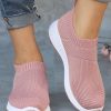 Shoes zolucky | Women Minimalist Mesh Fabric Slip On Sneakers