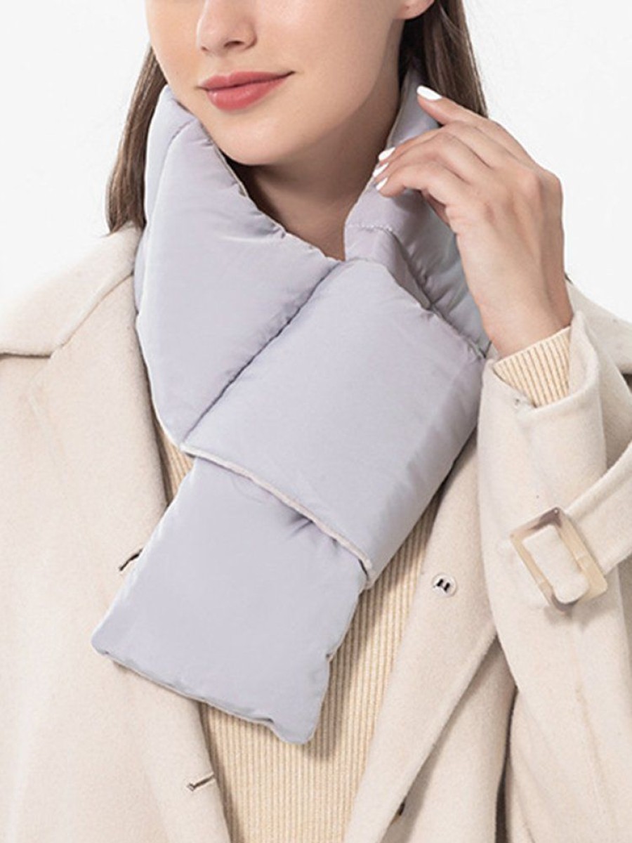 Accessories zolucky | Women Minimalist Warmth Down Scarf