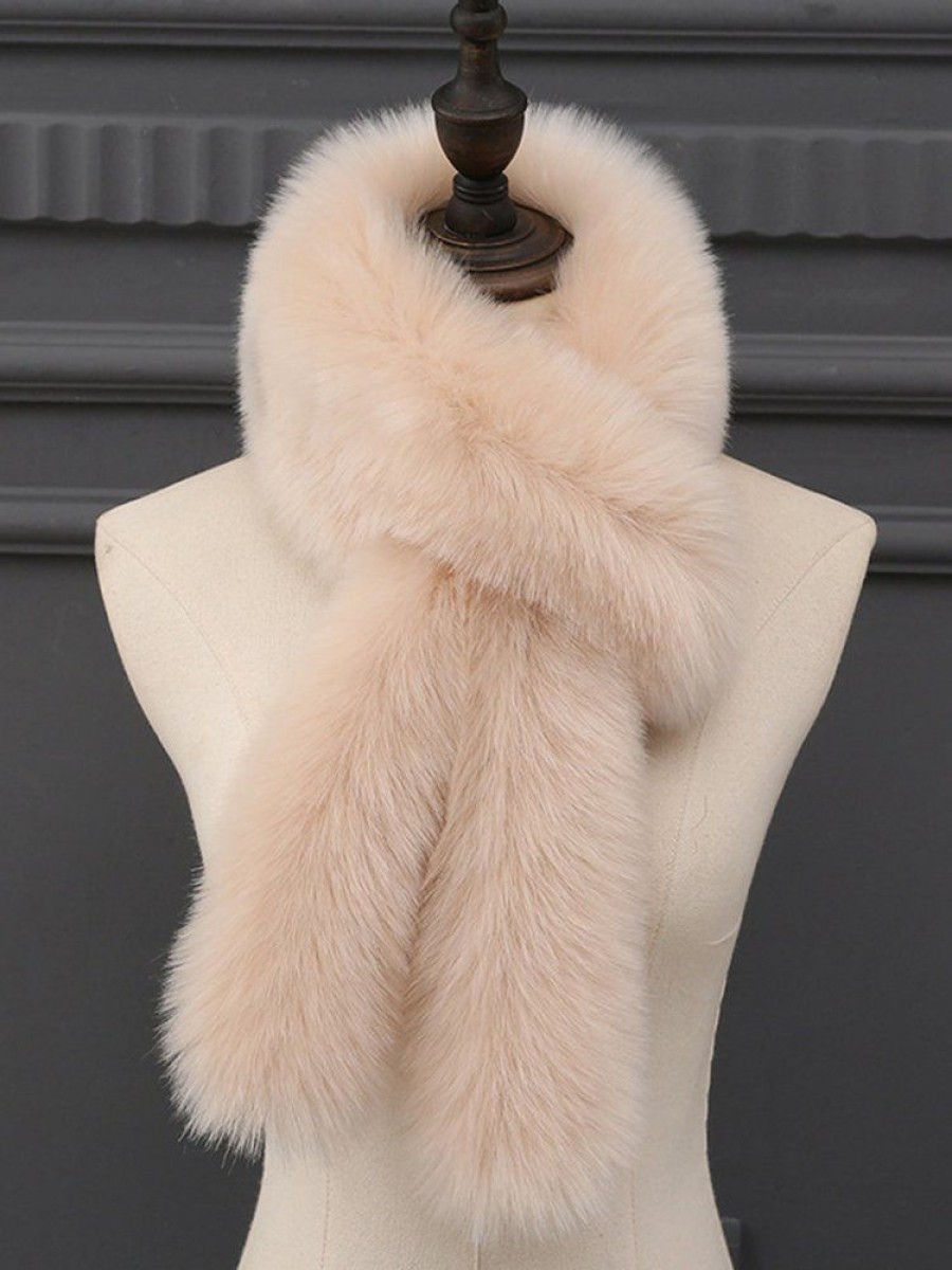 Accessories zolucky | Elegant Faux Fur Warmth Scarf