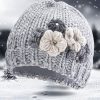 Accessories zolucky | Grey Appliqued Knit Hat Gray