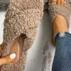 Shoes zolucky | Plain Casual Autumn Fluffy Slippers