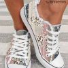 Shoes zolucky | Stitching Floral Graphic Raw Hem Casual Canvas Shoes As Picture