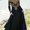 Dresses zolucky | Ethnic Regular Fit Casual Dress Black