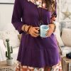 Dresses zolucky | Long Sleeve Round Neck Simple Knitting Dress