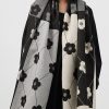 Accessories zolucky | Elegant Floral Color Block Imitation Scarf Cashmere Warm Shawl As Picture