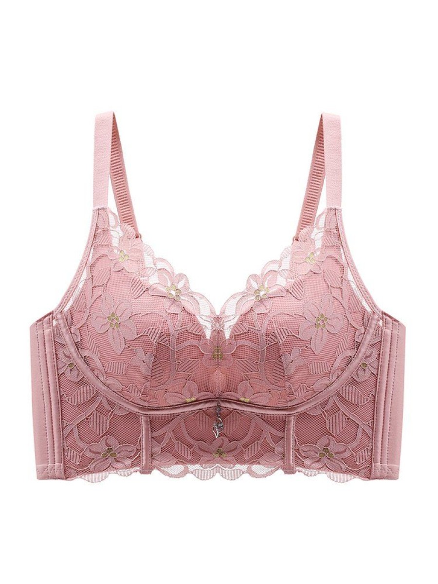 Accessories zolucky | Sexy Lace Push Up Wireless Bra